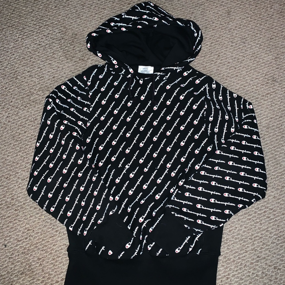 Champion Allover Print Hoodie